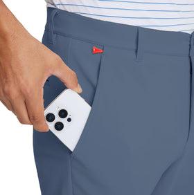 Water-resistant outer fabric of M MAELREG golf pants withstands light rain