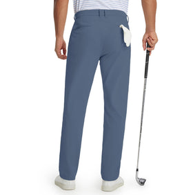 M MAELREG golf pants showing zip fly closure for secure fit