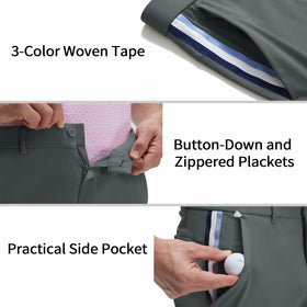 M MAELREG men's stretch work pants back pocket detail