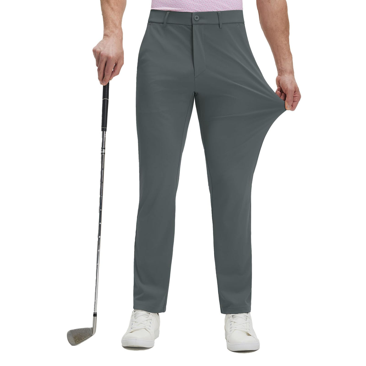 M MAELREG men's stretch work pants side view versatile office and golf wear