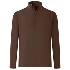 M MAELREG Quarter Zip Pullover with fleece interior for warm mornings