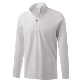 M MAELREG quarter-zip pullover front view showing versatile layering for cool weather.