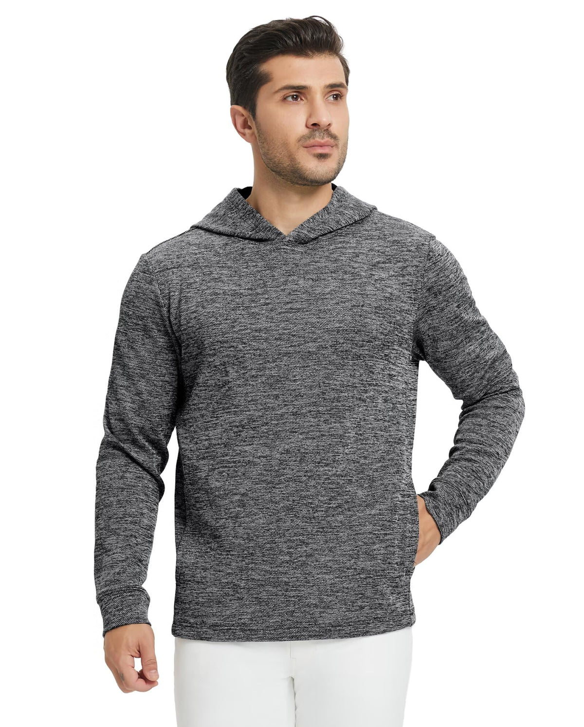 M MAELREG sweatshirts back view shows clean, logo-free design suitable for layering