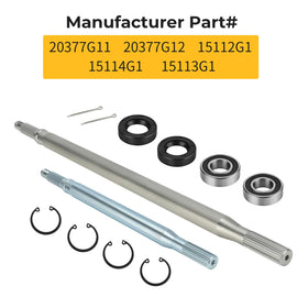 M MATI bearing seal kit packaging contents shown for reference and quick installation.