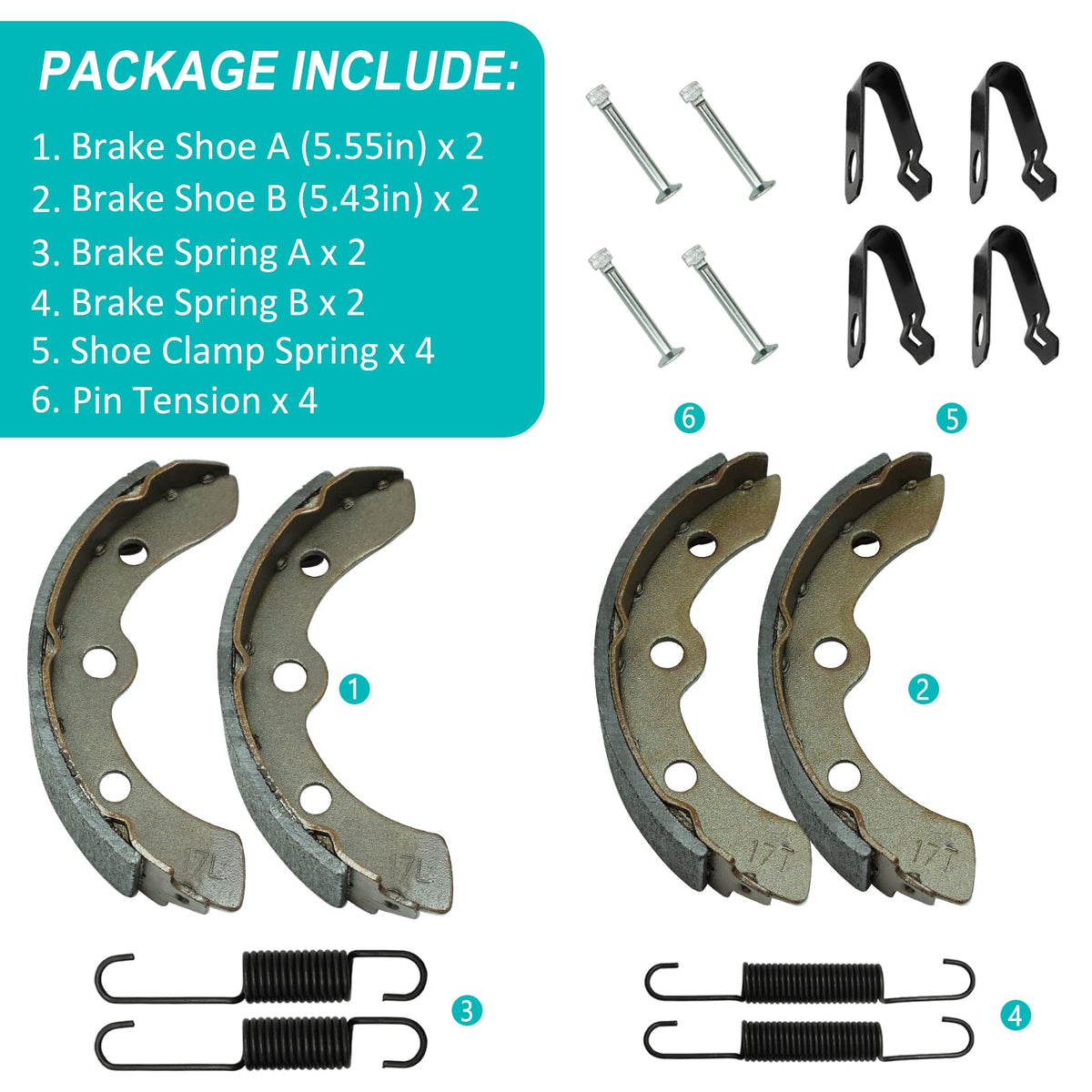 M MATI brake kit assembly shows a complete, ready-to-install package
