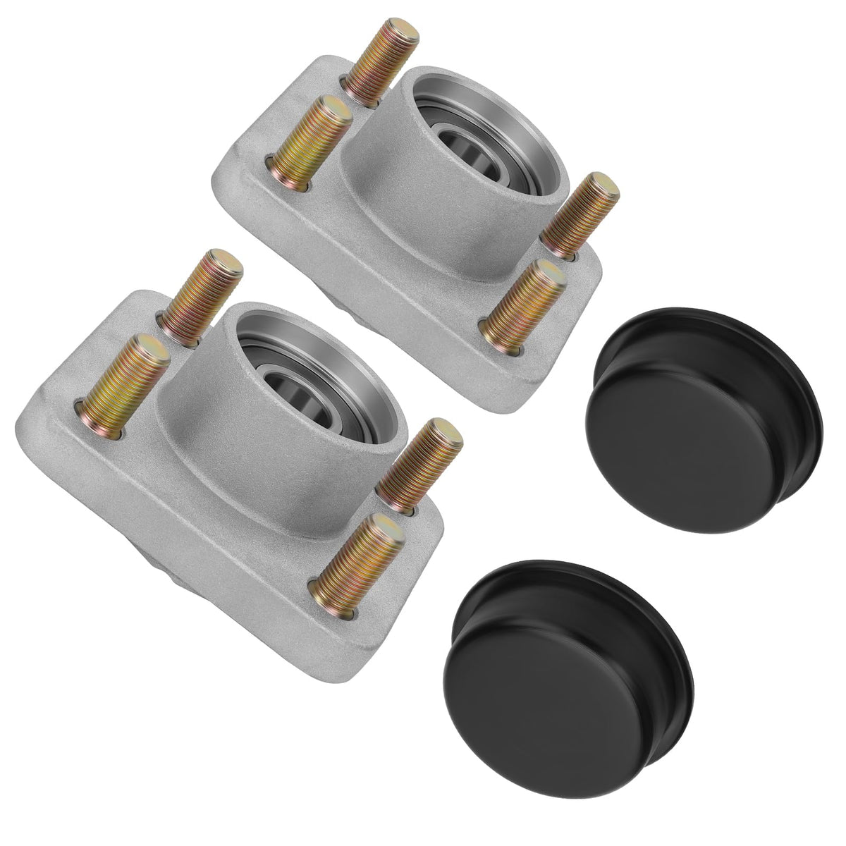 M MATI dust cap protects wheel bearings on Yamaha G9 series.