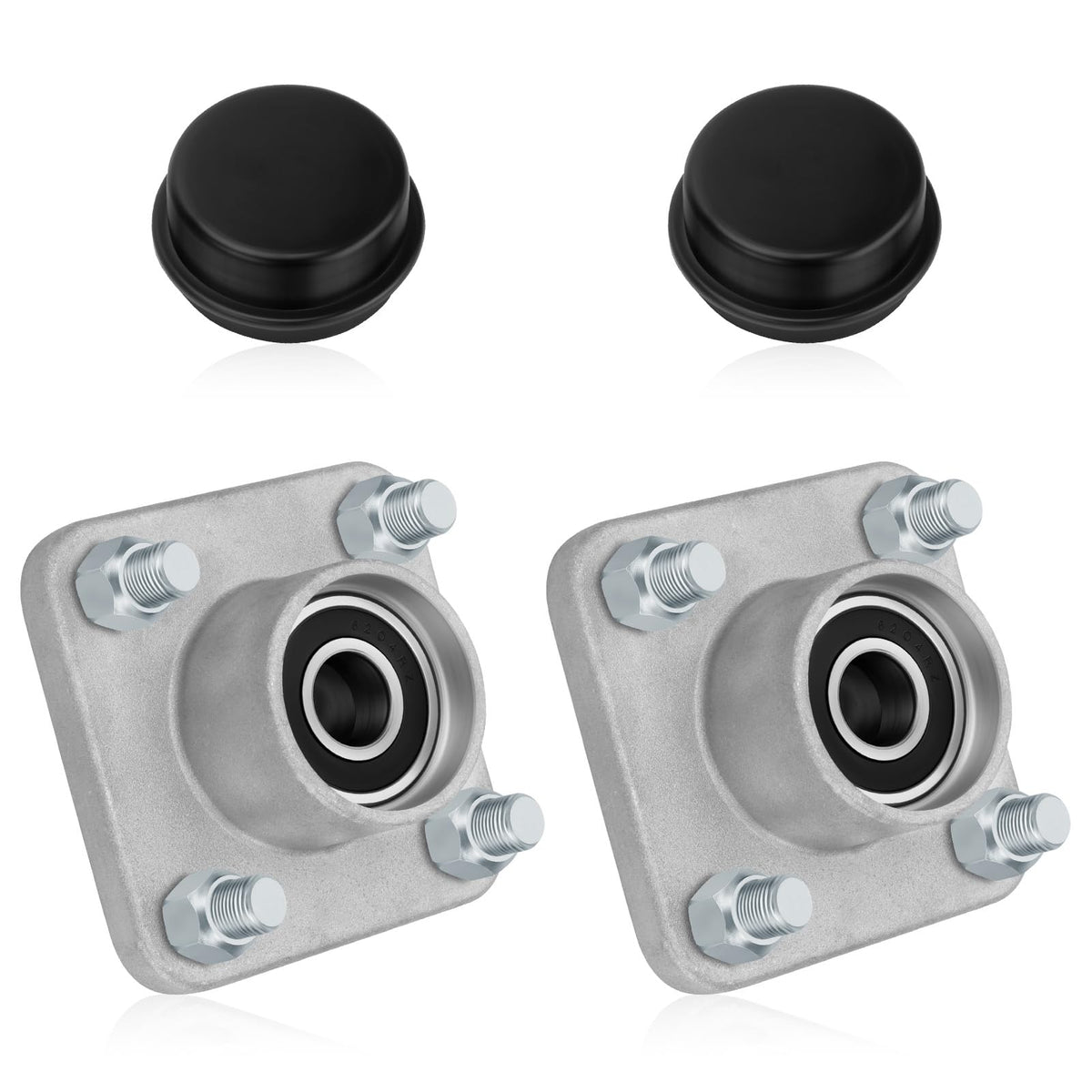 M MATI front wheel hub assembly for Club Car DS and Precedent enables smooth rotation.