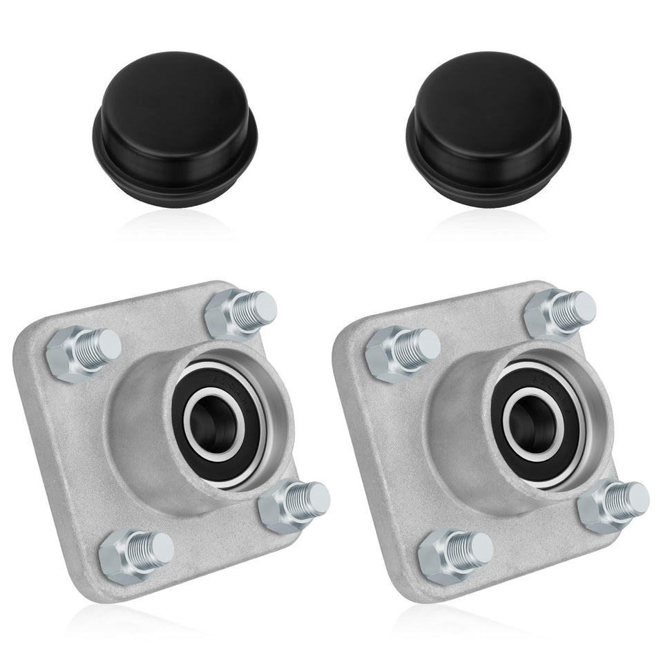 M MATI front wheel hub assembly for Club Car DS and Precedent enables smooth rotation.