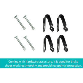 M MATI shoe clamp spring aids quick, resilient shoe retention
