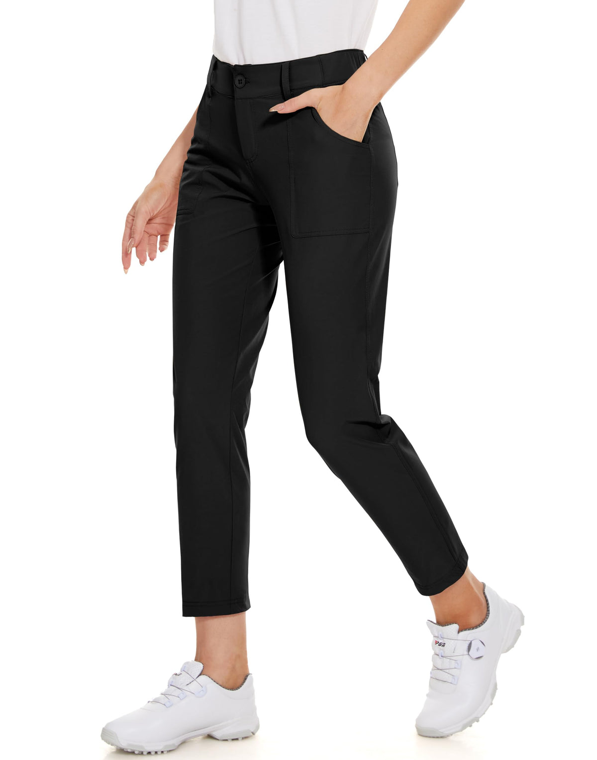 M MOTEEPI golf pants pocket back keeping valuables accessible on the course