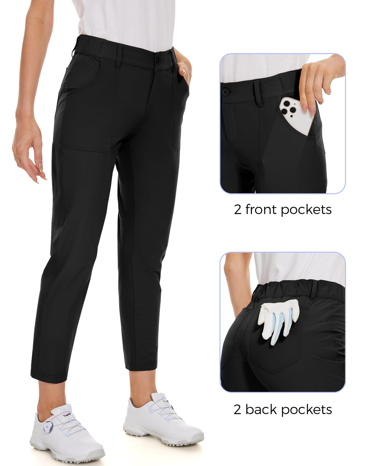 M MOTEEPI split-hem golf pants create a sleek, elongated silhouette