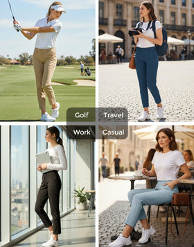 M MOTEEPI versatile pants transition from golf to casual outfits with ease.