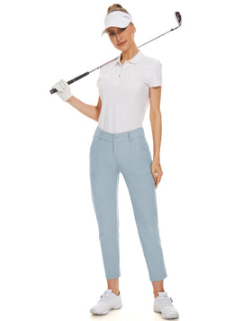 M MOTEEPI work pants displaying slim-fit ankle length for modern style