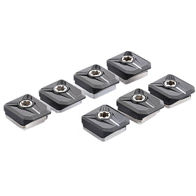Bottom view of 9g M1 weight; secure housing for reliability.