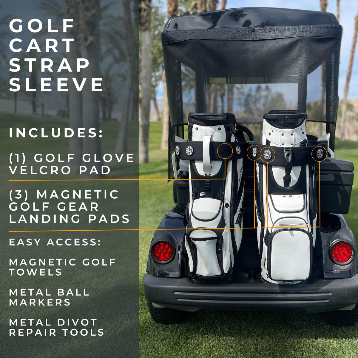 MADSON GOLF lightweight durable sleeve protects gear without bulk.
