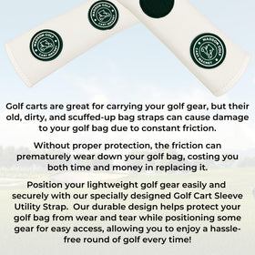 MADSON GOLF strong magnets keep towels and markers securely in place.