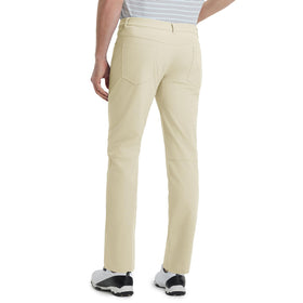 M MAELREG mens business casual pants back view highlighting clean silhouette and sturdy stitching
