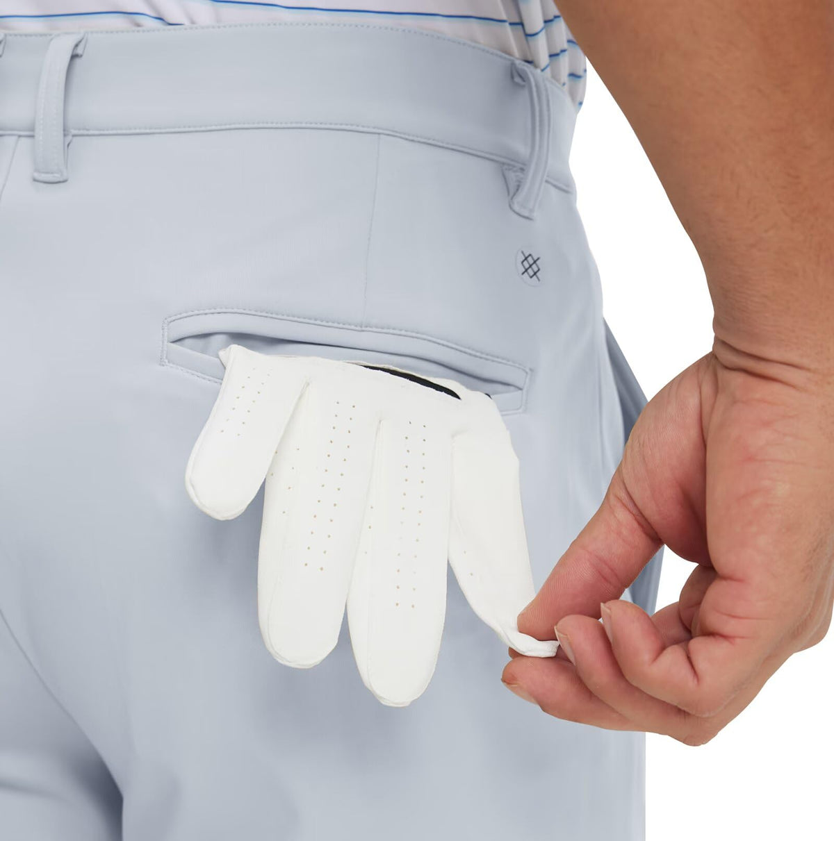 Maelreg golf pants with button front and zip fly for secure fit