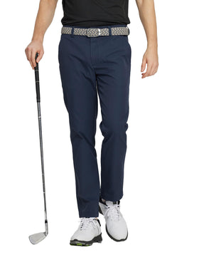 Maelreg mens golf pants flat-front navy show slim silhouette for versatile use