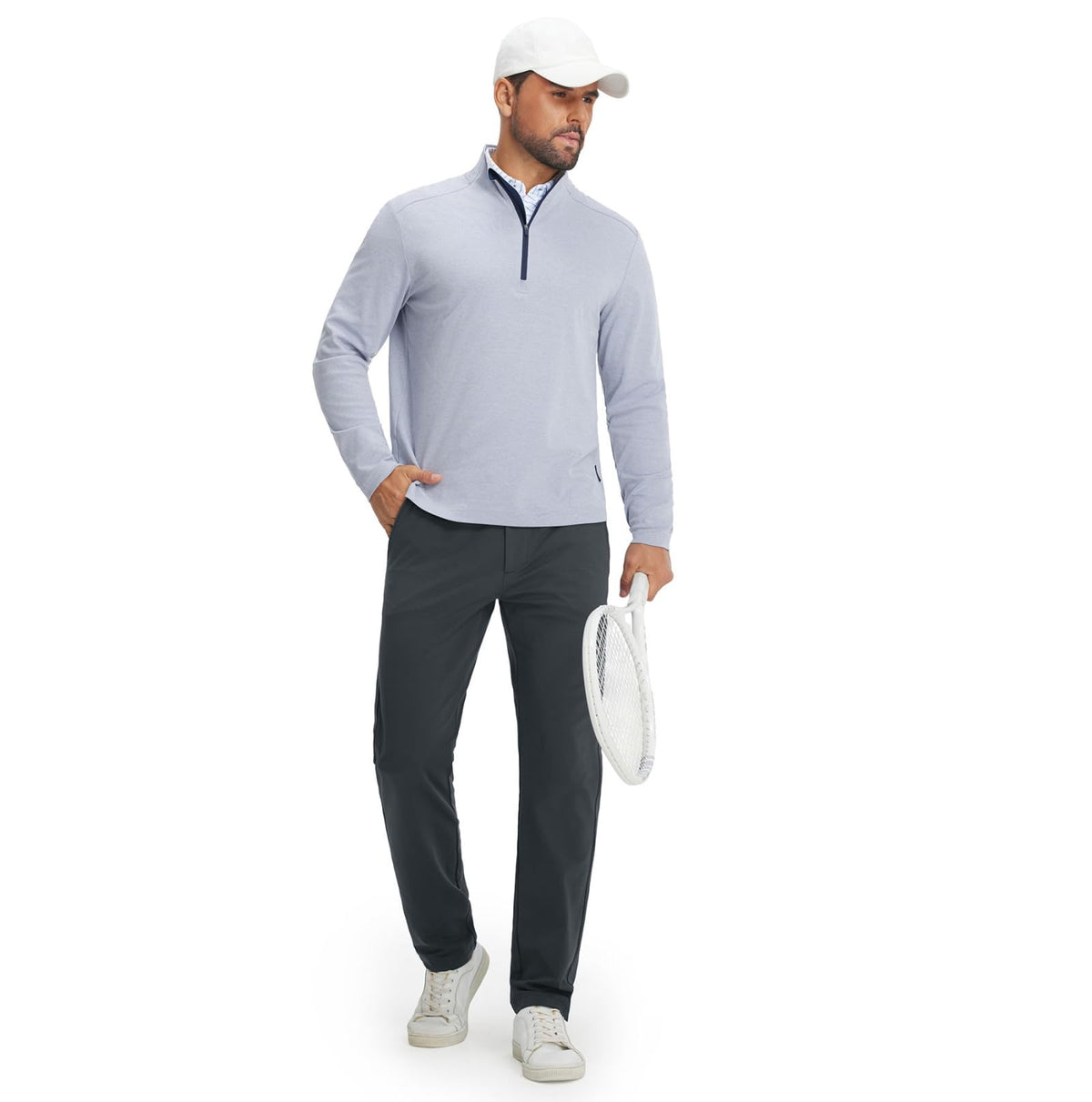 M MAELREG fleece-lined golf pants provide warmth and comfort.