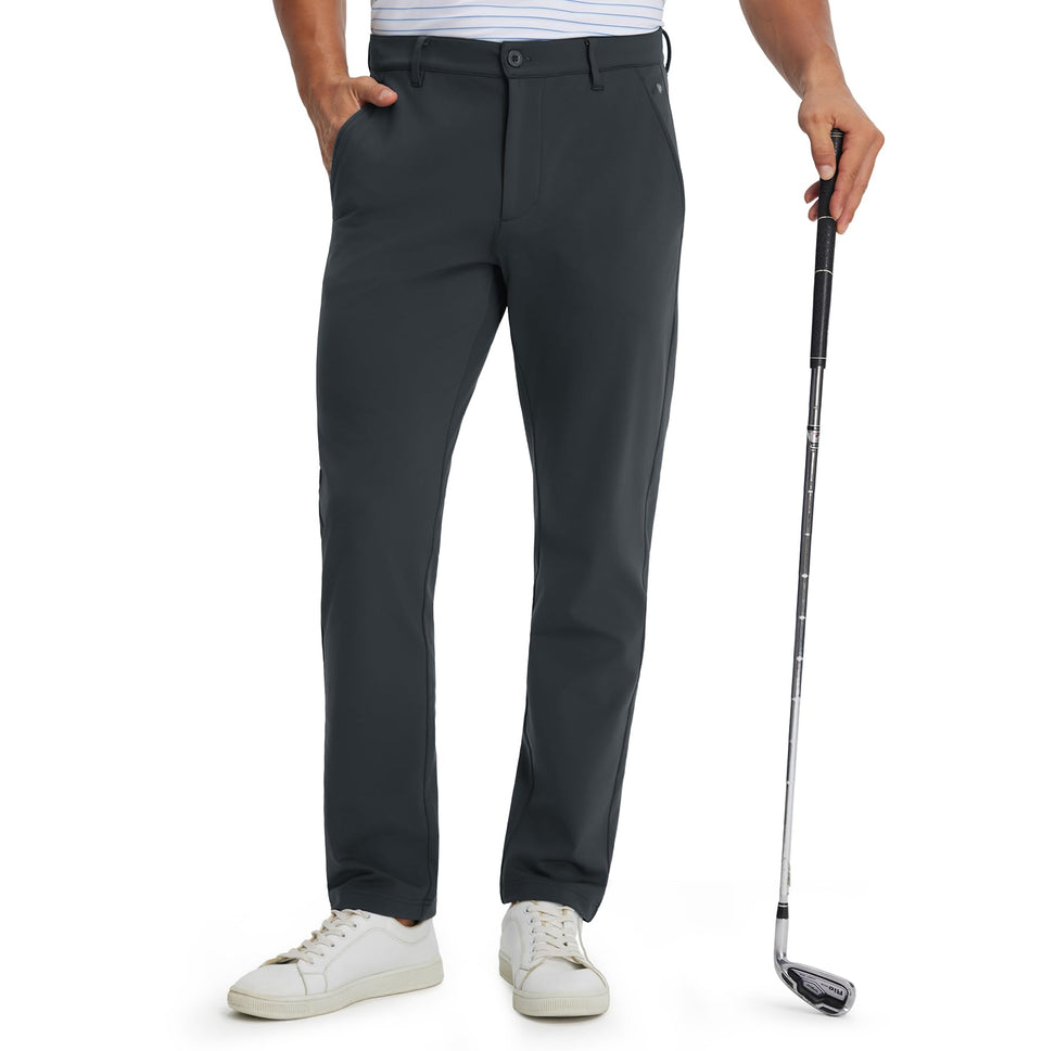 M MAELREG men's golf pants with four pockets for secure on-course storage.