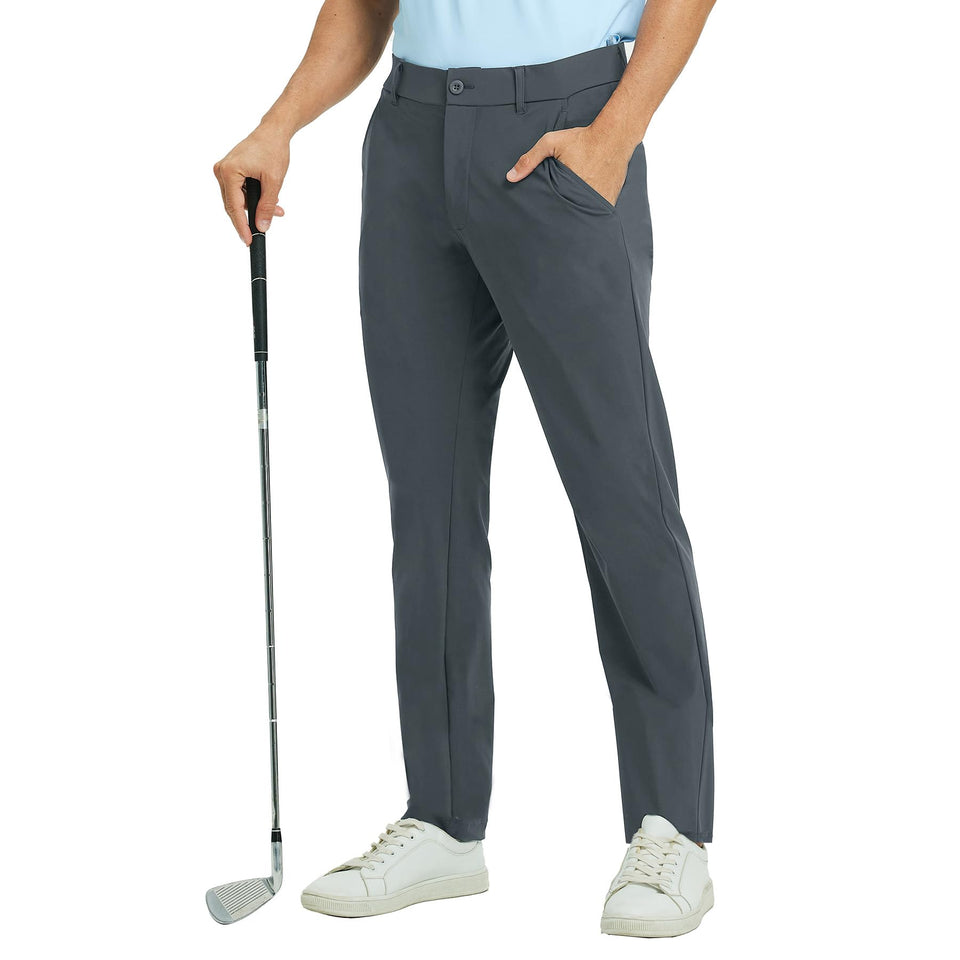 Maelreg mens golf pants quick-dry fabric keeps you comfortable on hot rounds.