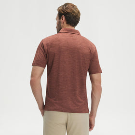 M MAELREG polo 3-button placket for easy styling