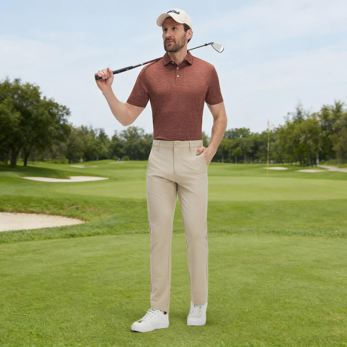 M MAELREG breathable polo with quick-dry action for hot days
