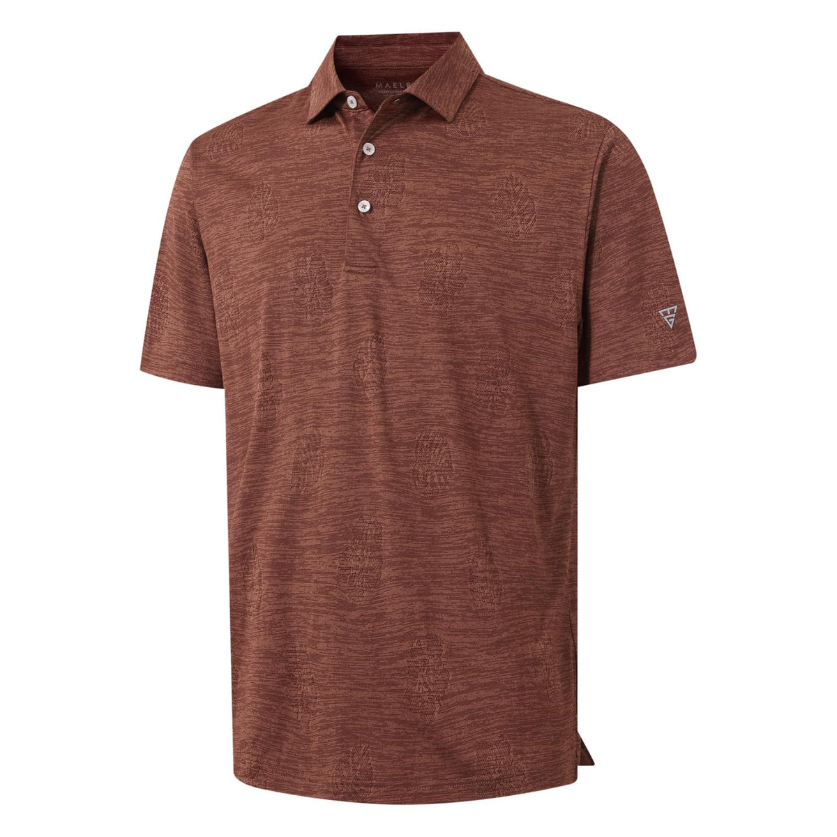 M MAELREG jacquard-pattern polo texture offering stylish breathability