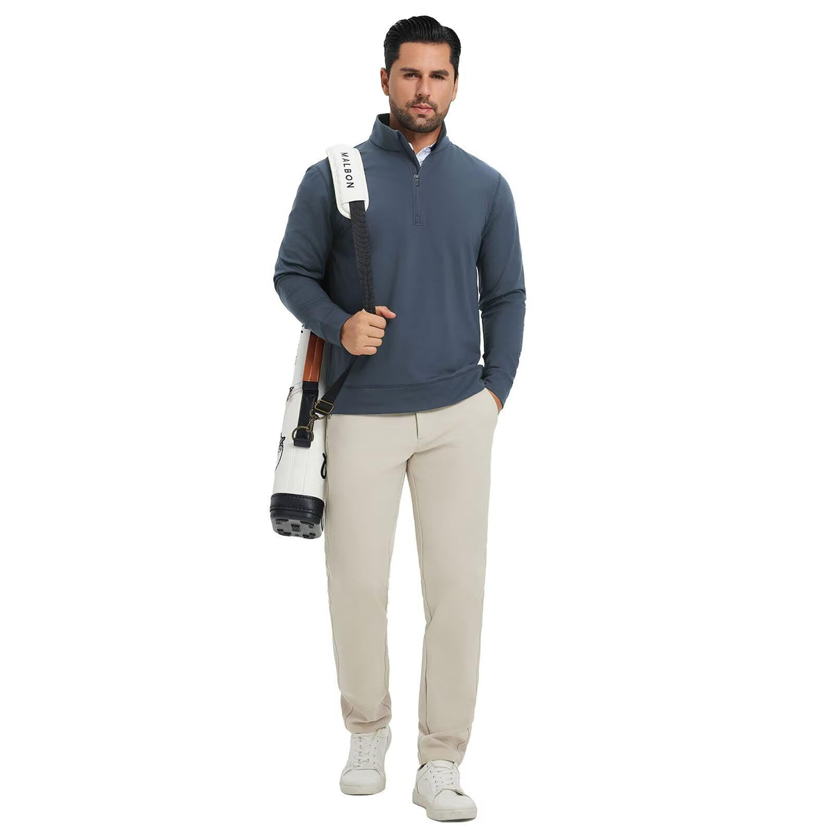 M MAELREG men’s pullover in US regular fit for easy layering.