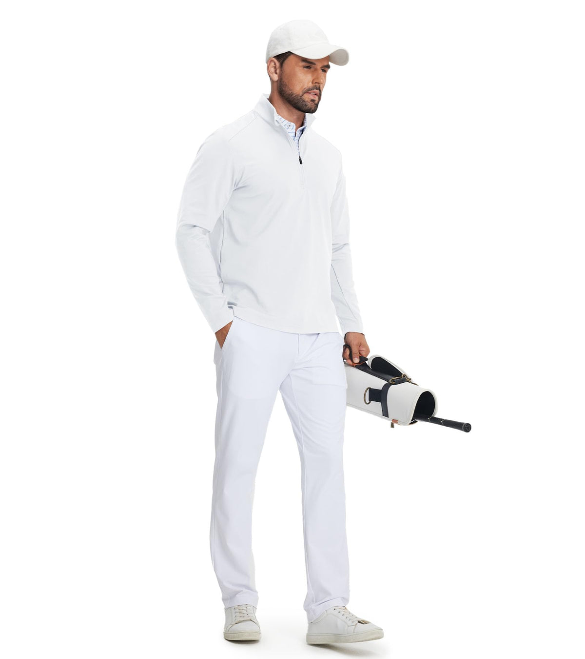 Maelreg Sweatshirts outdoor-activities quarter-zip ideal for golfers, hikers, and daily wear.