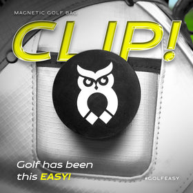 MagnetOwl universal bag compatibility fits various golf bags.
