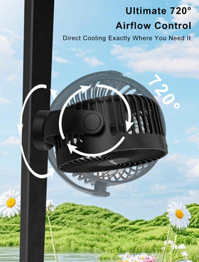 Magolfin compact carrying bag keeps the fan portable for travel