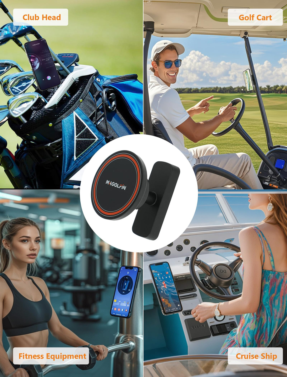 MAGOLFIN durable build endures daily use on EZGO, Club Car, and Yamaha carts.