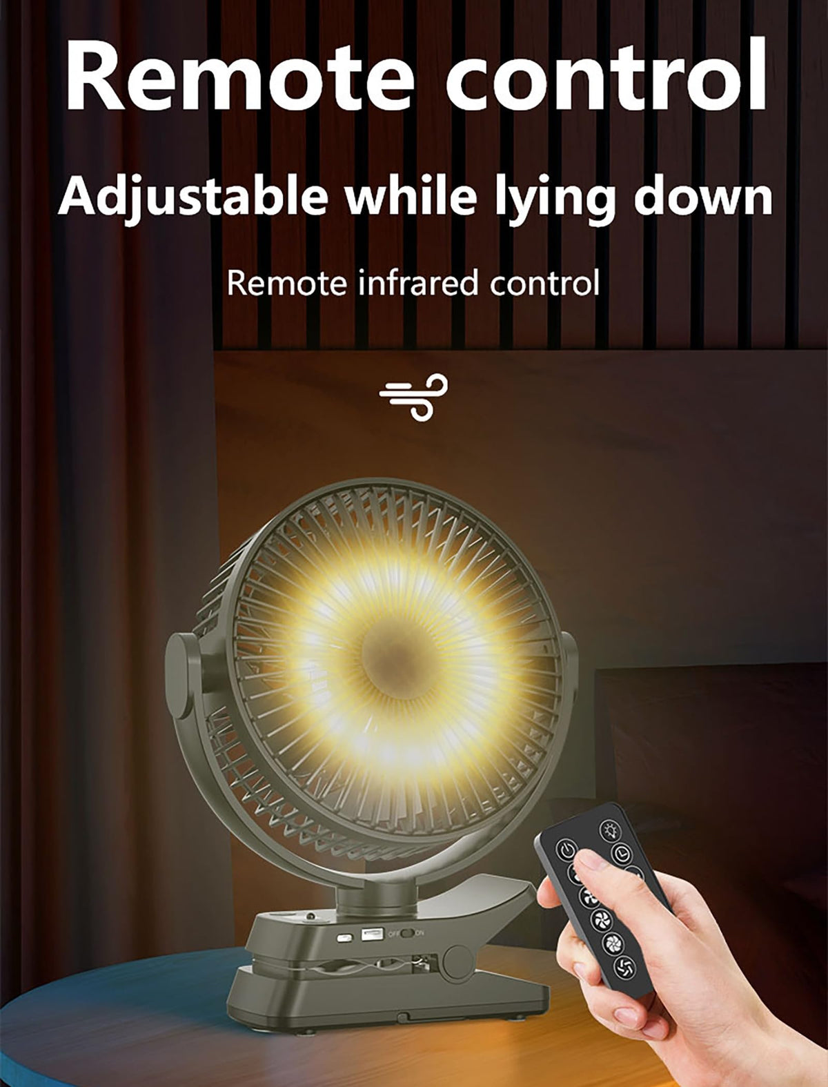 Magolfin LED lantern adds ambient lighting for twilight rounds.