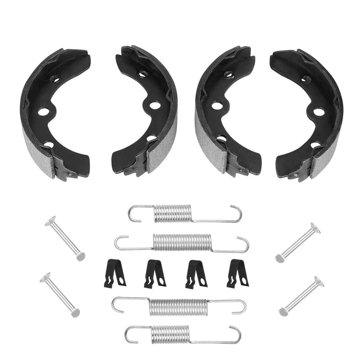 Magorfas brake shoes and drum spring kit for DS-assembly improves braking reliability