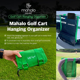 mahalo squad accessory pouch side hanger handy for quick access to balls, tees, and markers