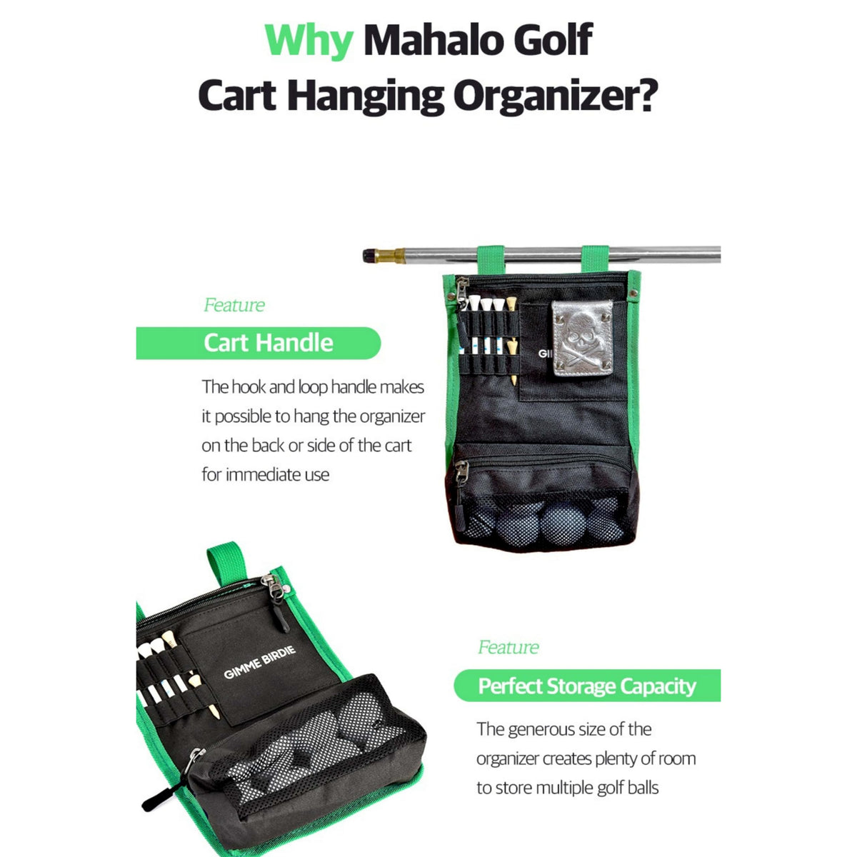 mahalo squad divot tool marker pouch keeps essentials secure and easy to locate