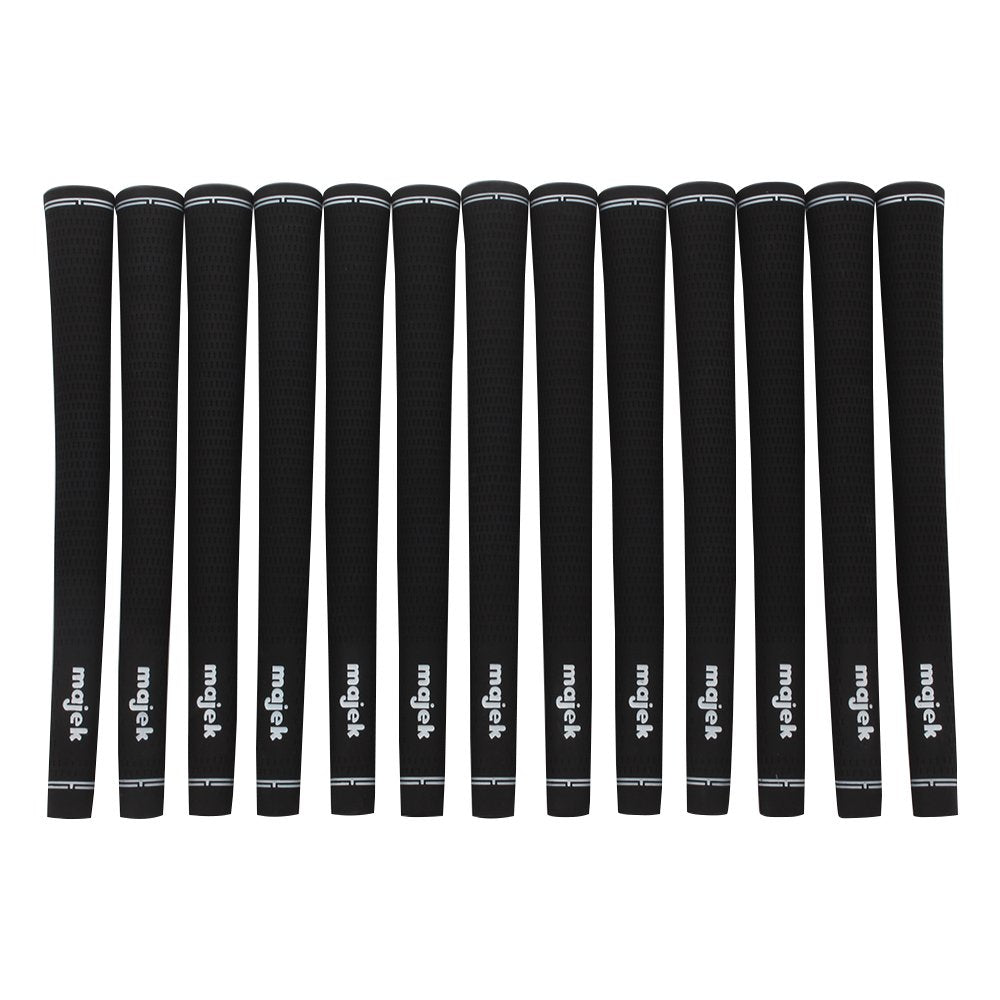Majek jumbo velvet golf grips pack for comfortable handling.