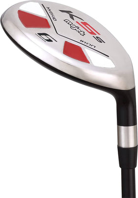 Majek All Hybrid #6 swing action demonstrating steady contact on the course.