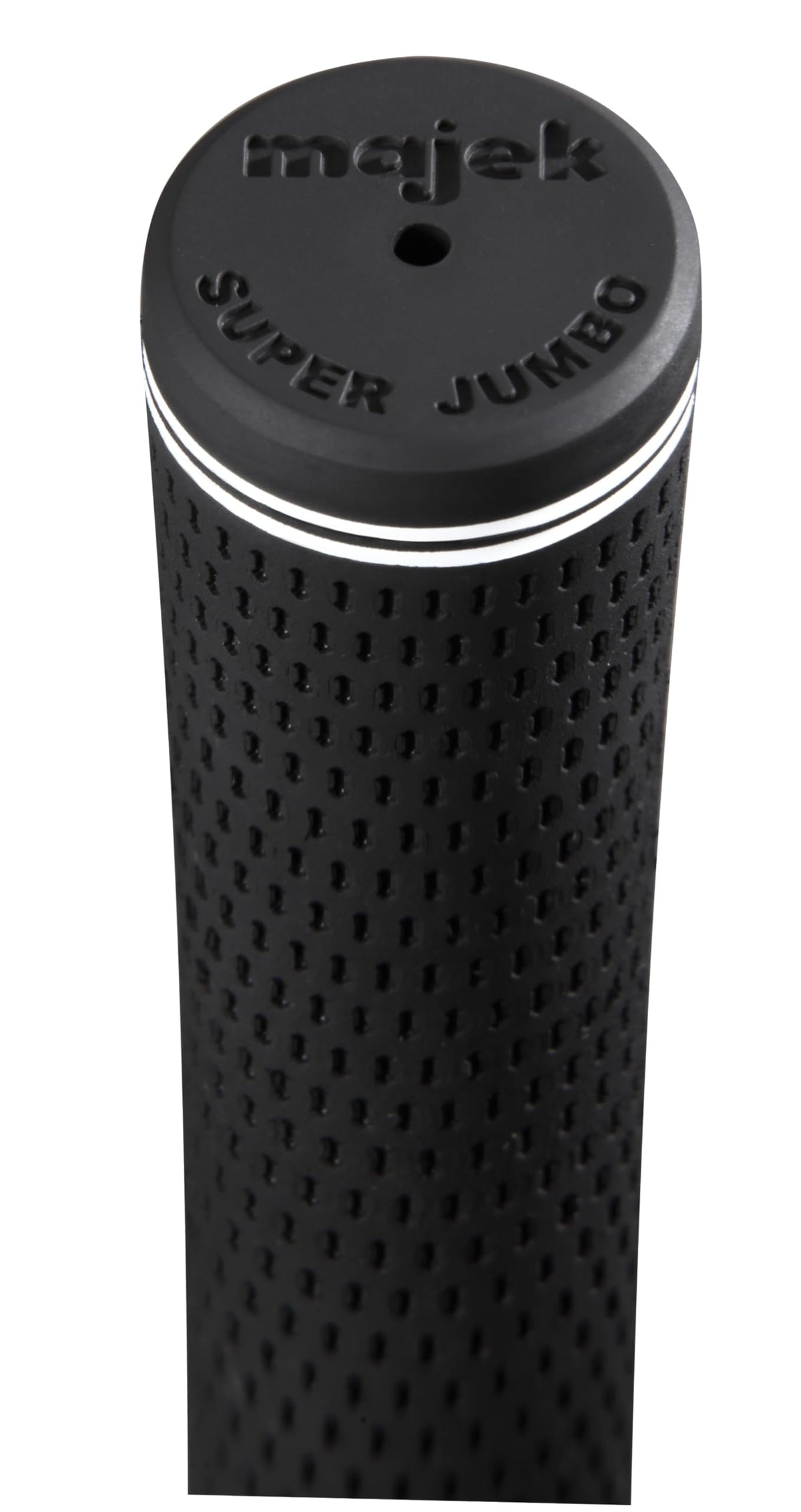 Majek XL round no-logo grips; side view for big-hand comfort and steady control.