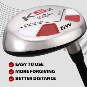 Majek GW Hybrid 52° regular flex aids controlled trajectory