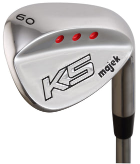 Majek senior lob wedge 60° loft backface close-up for precise distance control.