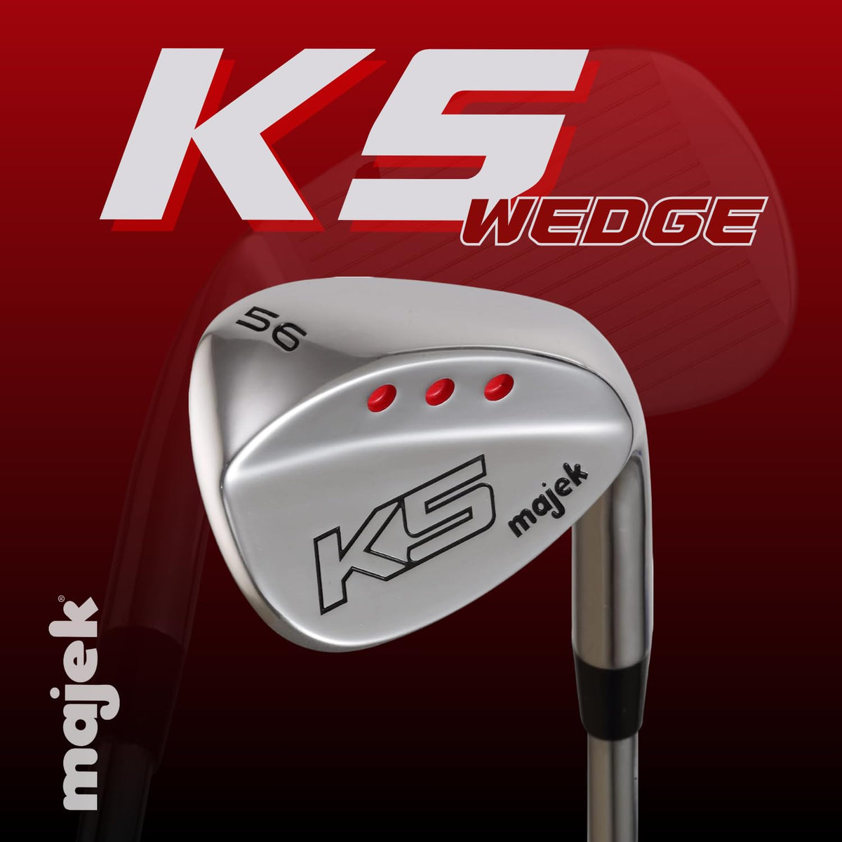 Majek golf wedge with senior flex shaft for smoother swing