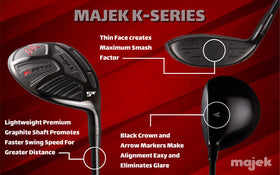Majek K-Series black plasma finish with sleek appearance and glare reduction