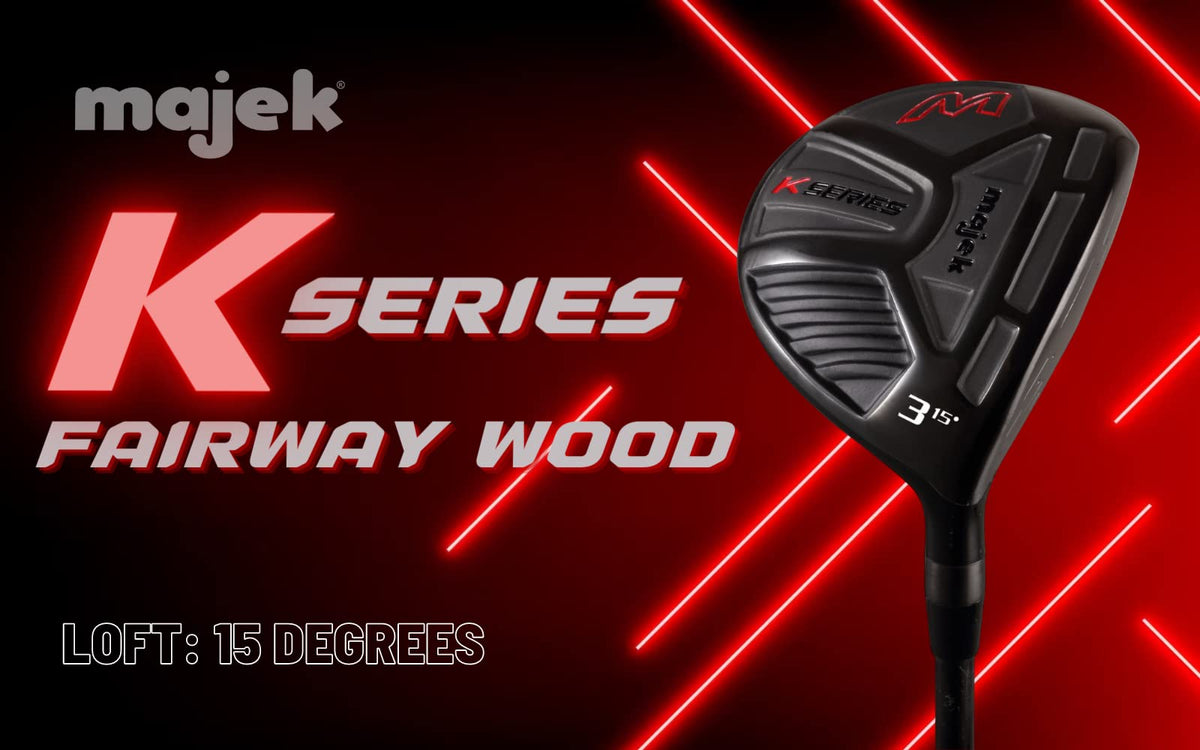 Headcover included with Majek K-Series Petite 3 Wood for protection.