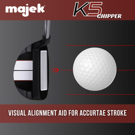 Majek K5 wide sole design aids easy setup and mis-hit forgiveness