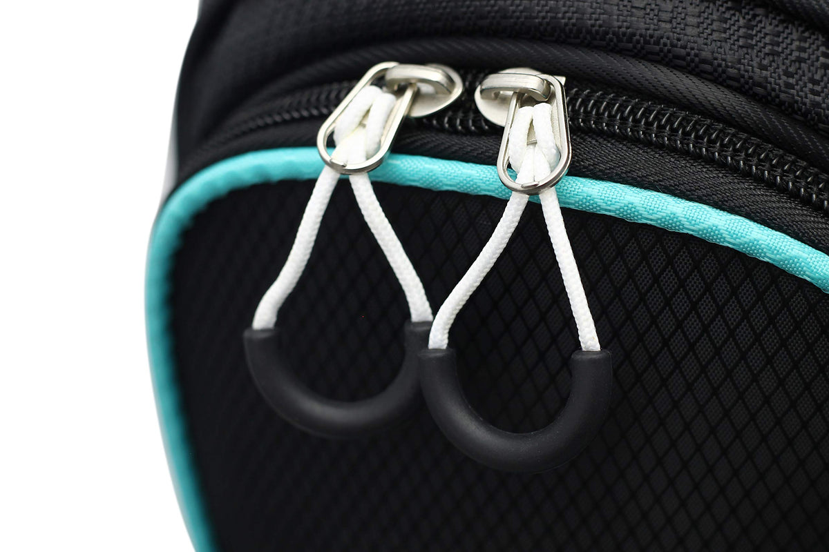 Majek premium ladies golf bag towel ring with Velcro glove attachment