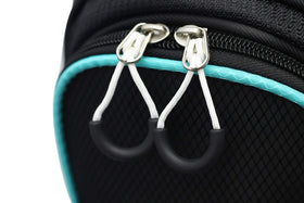 Majek premium ladies golf bag towel ring with Velcro glove attachment