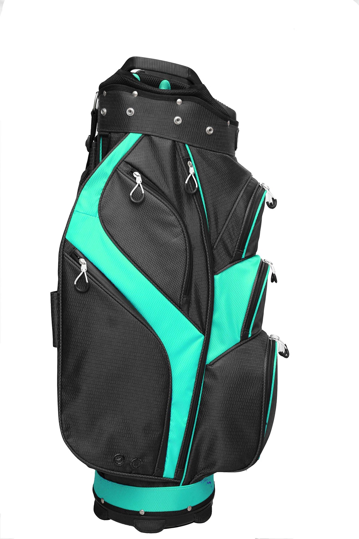 Majek premium ladies golf bag velour valuables pocket protects essentials